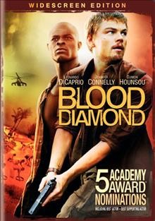 Blood diamond DVD / Warner Bros. Pictures presents in association with Virtual Studios, a Spring Creek/Bedford Falls production in association with Initial Entertainment Group, an Edward Zwick film ; produced by Gilian Gorfil, Marshall Herskovitz, Graham King, Paul Weinstein, Edward Zwick ; story by Charles Leavitt and C. Gaby Mitchell ; screenplay by Charles Leavitt ; directed by Edward Zwick.