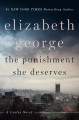 The Punishment She Deserves : v. 20 : Inspector Lynley  Cover Image